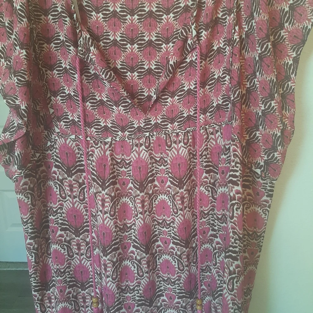 DR 2 Ruffle Sleeve Sleeveless Flowy Summer Shirt XL - Picture 4 of 6